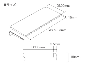 陳列什器〔オプション〕薄棚セットワイド750mm専用│三洋スーパー