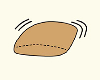 約2分間揉み続ける